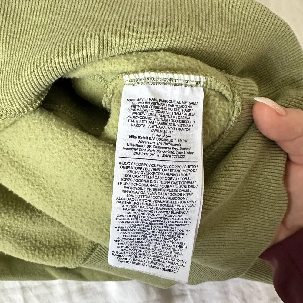 Nike Sportswear Phoenix Fleece Matching Set Alligator Green Medium - Picture 10 of 16